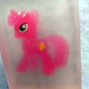 Pink My Little Pony Toy in a Bar of soap